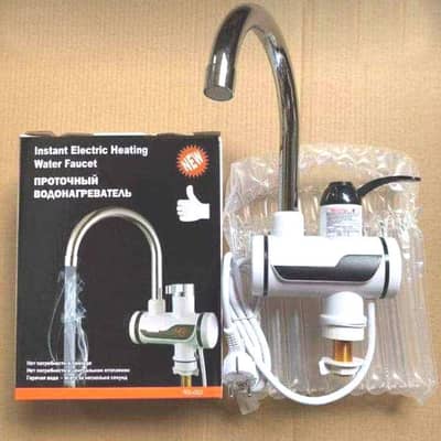 Electric geyser tap