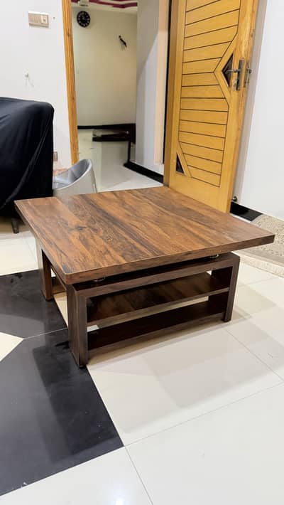 Wooden Heavy Centre Table | Slightly Used