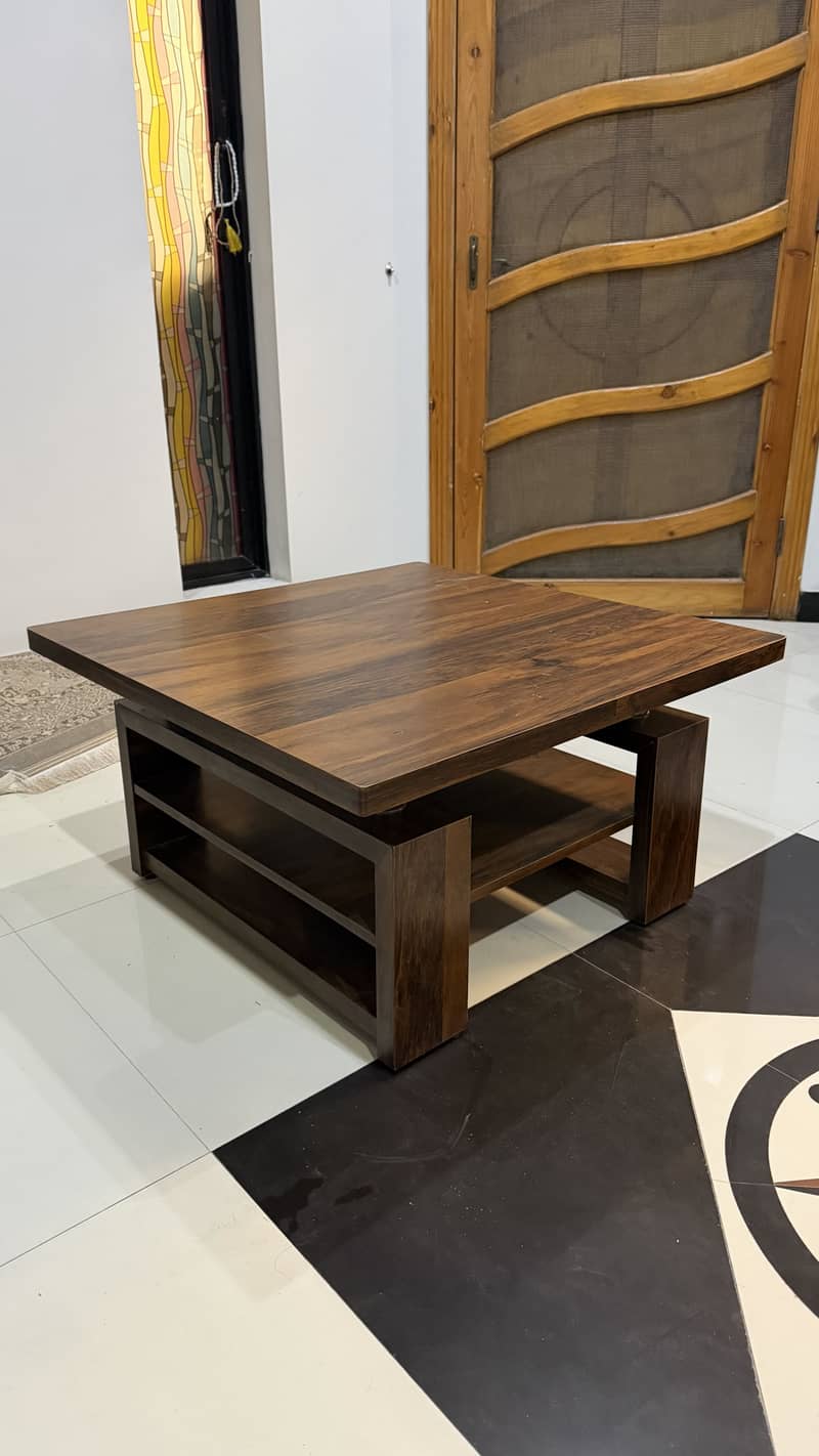 Wooden Heavy Centre Table | Slightly Used - Coffee Tables - 1110761225