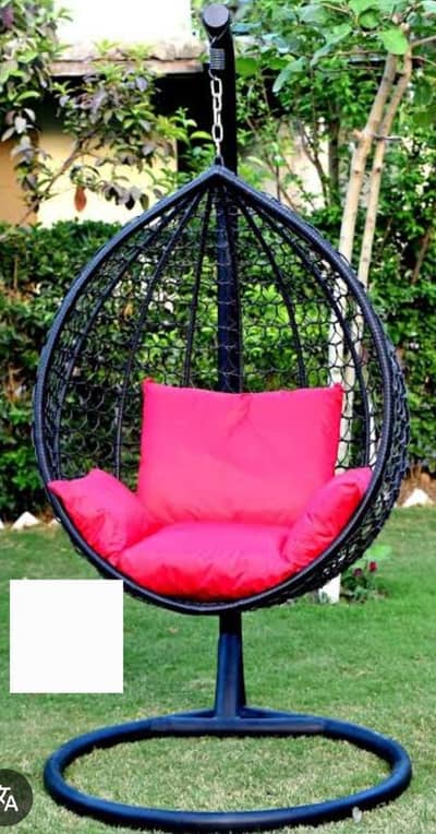 Hanging swing jhula with stand.