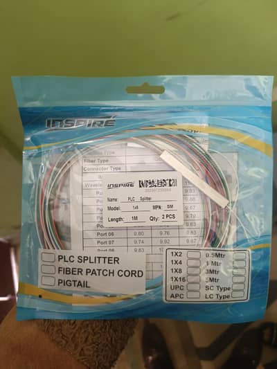 PLC Splitter Inspire  1x8 Way Fibre Optic  1500 Ke 4