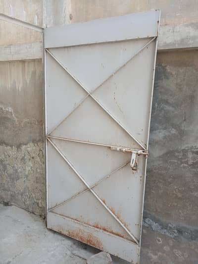 3 used iron doors and 2 used wooden doors for sale.