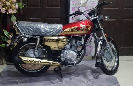 Honda CG 125S Gold edition Model 25 Applied for Open voucher