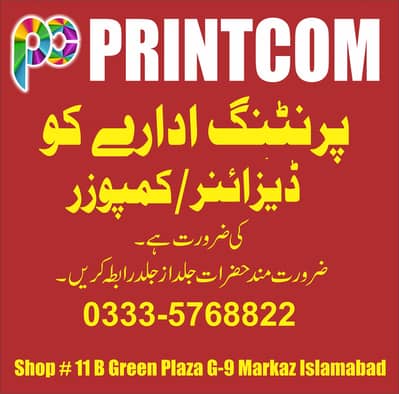 Need Graphic designer / Composer