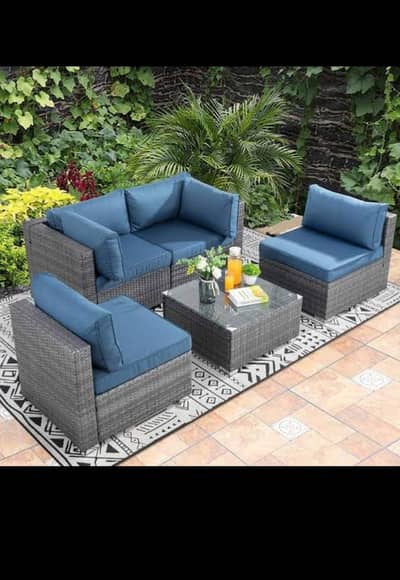 Rattan sofa set