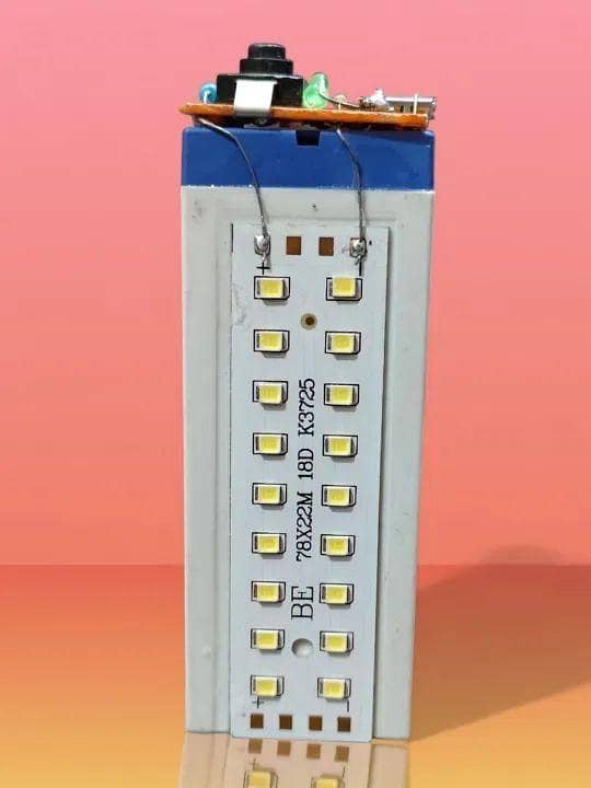 Handmade LED Rechargeable Emergency Light – Long-Lasting Performance