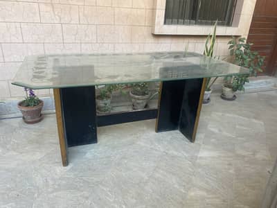 6 person table and chair