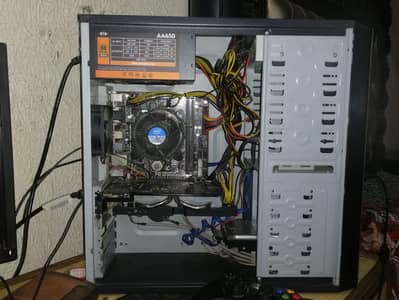 Low End Gaming PC with Dell Monitor.