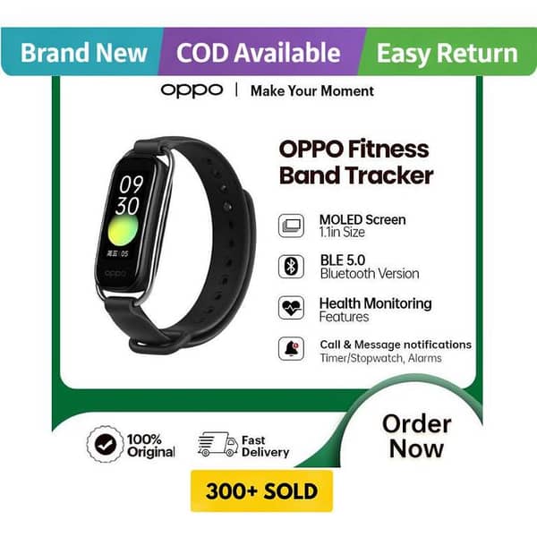 OPPO Band Fitness Tracker in Black - Battery Replaced