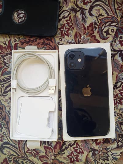 I phone 12  jv ] 4_64 sim tempory work 2 month calour nevi blue