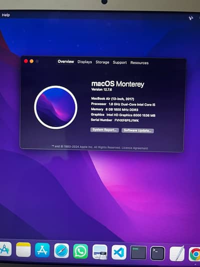  MacBook Air 2017 – 13.3" | Core i5 | 8GB RAM | 500GB SSD 