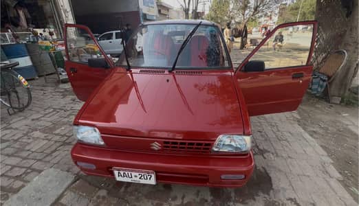 Suzuki Mehran VX 1998 model red colour, brand new all modification don