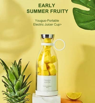 Portable Mini Electric Juice Blender Bottle – Fresh Juice Maker