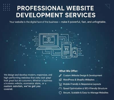 Professional Website Development | Modern & Responsive Design
