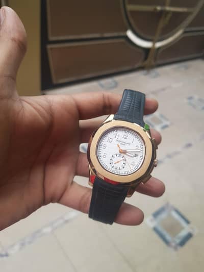 Luxury Automatic Watch – Rose Gold Case | White Dial