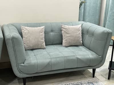 Sofa set and centre table along with side tables