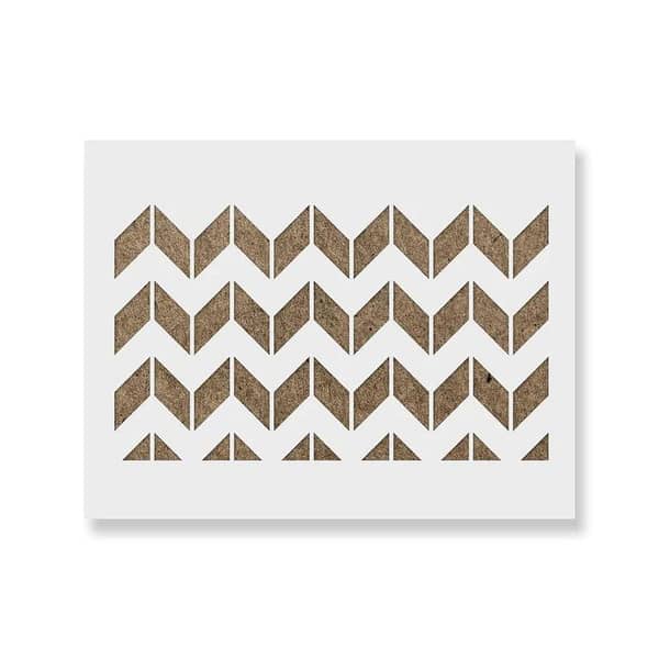 Chevron Horizontal Stencil