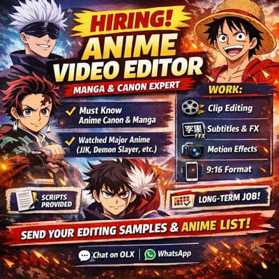 Need Anime Video Editor for YouTube Shorts & TikTok