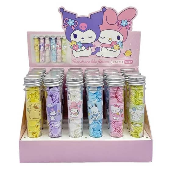 Paper Soap Bottle Pack (24 Pcs) - Travel Paper Soap for Children, Scented Disposable Paper Soap Strips for Handwashing, Portable Outdoor Paper Soap for School & Travel Original Portable Disposable Paper Soap Confetti Cleaning Washing Hand Bath Toiletry