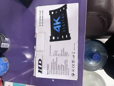 HDMI Splitter 1x2 / 1x4 | 4K Ultra HD | Full HD 1080p | New Condition