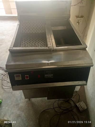 16 ltr double fryer