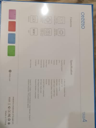 brand new oteeto tab 4 buyed from Qatar  doha