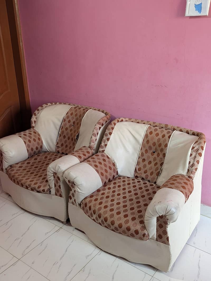 complete sofa set (2+1+1) 6