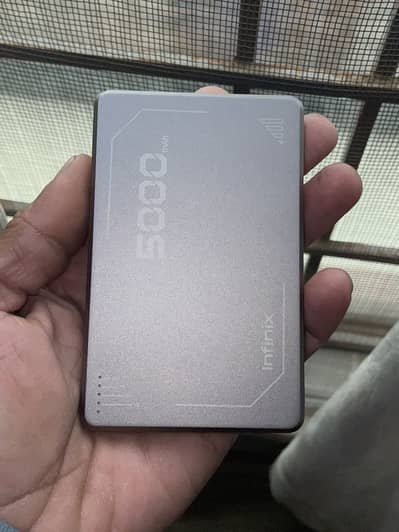 Infinix Original Power bank 5000mAh wireless and wired Supporte