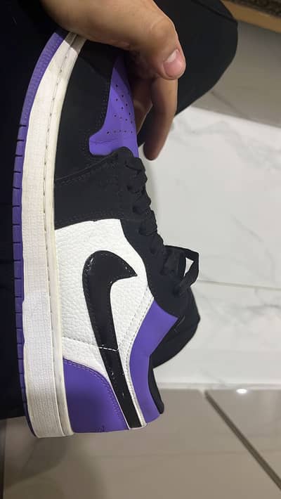 Nike Air Jordan 1 Low 'Court Purple' sneaker (43.5)