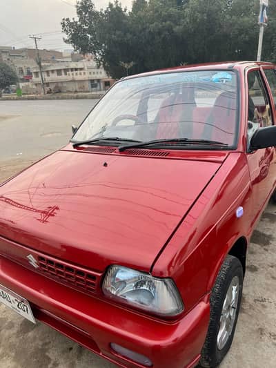 Suzuki Mehran VX 1998 model red colour, brand new all modification don