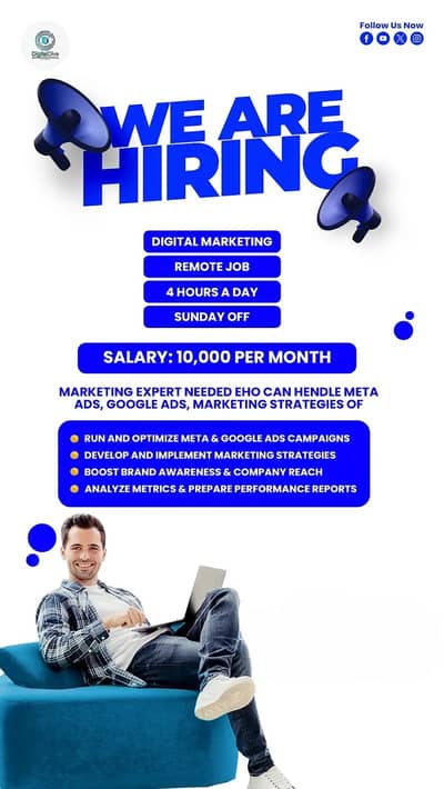 Digital Marketing Expert – Remote (Part-Time)