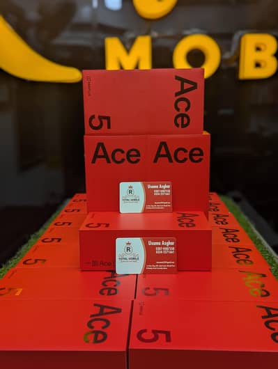 Oneplus ace 5 12/256,12/512 non pta non active boxpack available