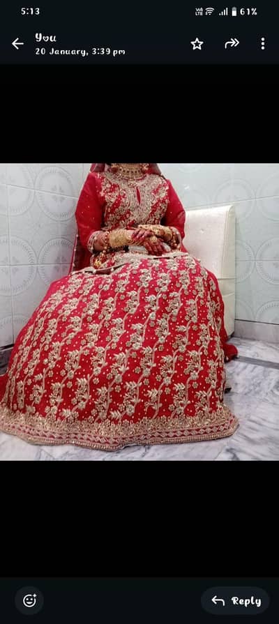 Bridle lehnga and Jewelry