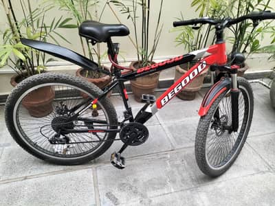 Begood 26" Fat Tire Mountain Bike-Gear System