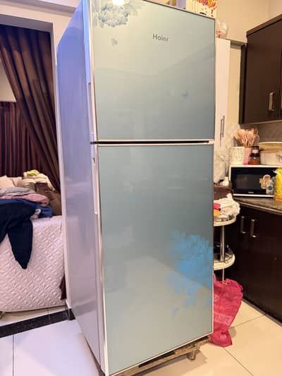 Haier Full Size Glass Door Fridge