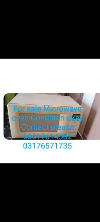 Microwave Oven Dawlance Condition okay