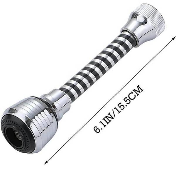 360° Rotatable Nopal Sink Faucet Sprayer with Flexible Hose