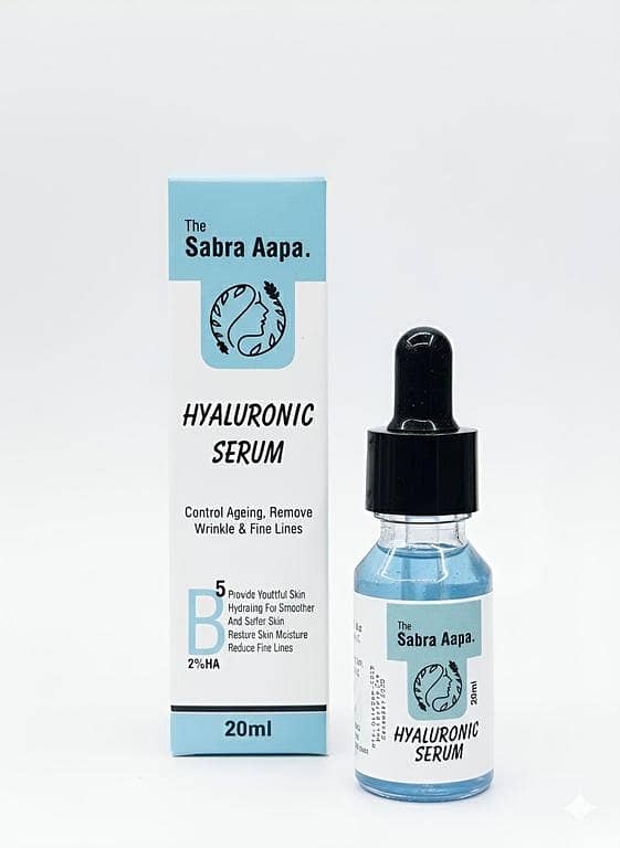 Sabra Aapa Hyaluronic Serum 20ml – Deep Hydration and Moisturizing Face Serum