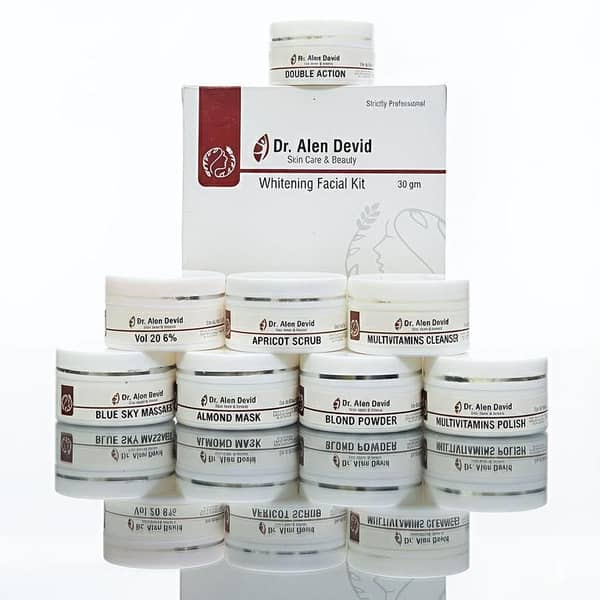 Dr. Alen Devid Complete 10-Step Facial Kit (30 g Each) for Skin Brightening