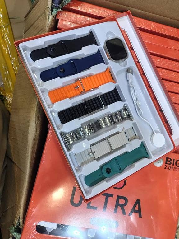 7 Belt Ultra Smartwatch – Health Sensors, long Battery, Premium Design