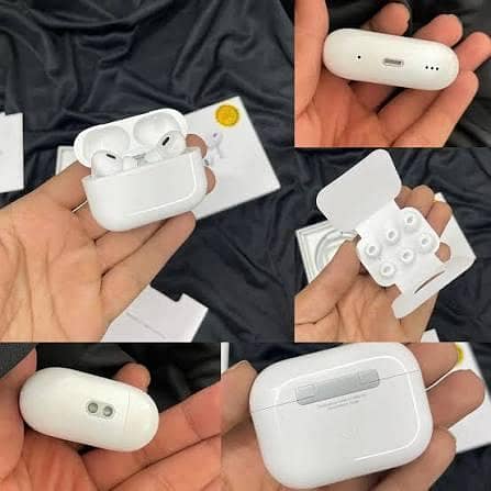 Apple AirPods Pro (2nd generation) Active Noise Cancellation (ANC) with Charging Case (USB-C) Long battery life for both the earbuds and the case