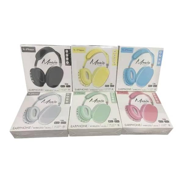 NP9 Max Wireless Headphones with Deep Bass, Long Playtime & Noise Cancelling