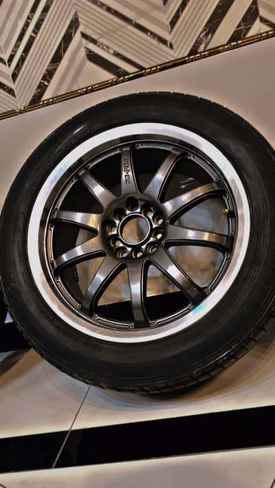 17 inches Japanese rims and tyres
