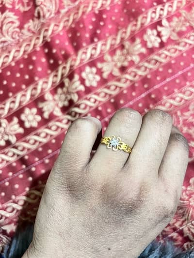 21k gold ladies ring