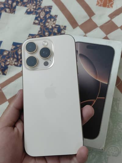 iphone 16 pro 128gb JV (Desert Titanium)