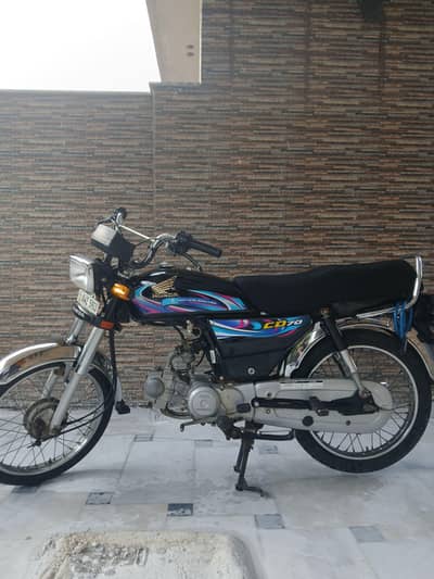 Honda CD 70 | 2024 | Black