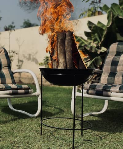 Out Door Wood Burning Fire Pit