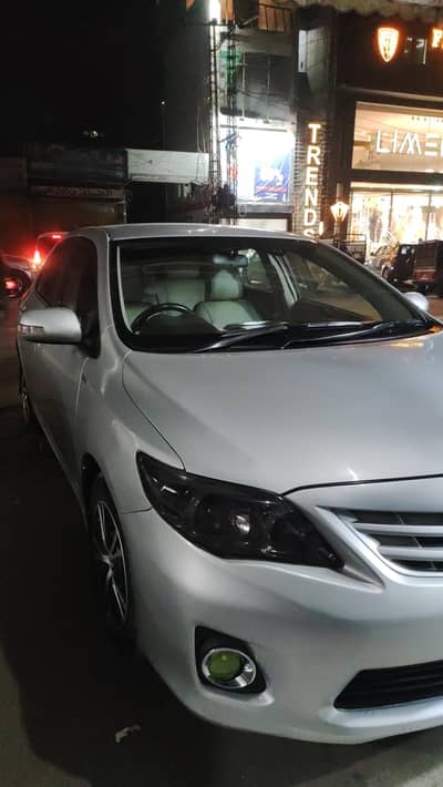 Toyota Corolla Gli 2010 Model face uplifted