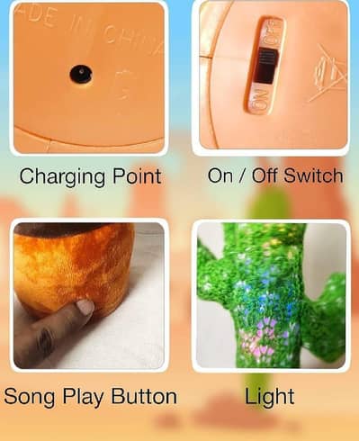 Dancing cactus talking toy