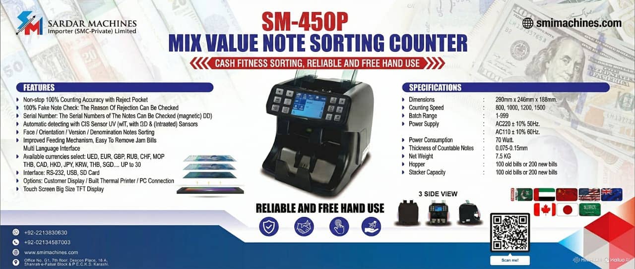 Mix value, jali note dectector,fake note checker,note checking machine 6